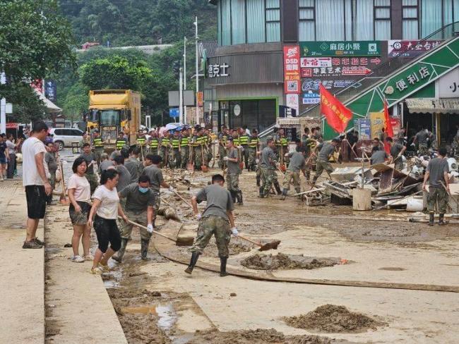 洪灾过后的贵州榕江现状 重建与救援进行中